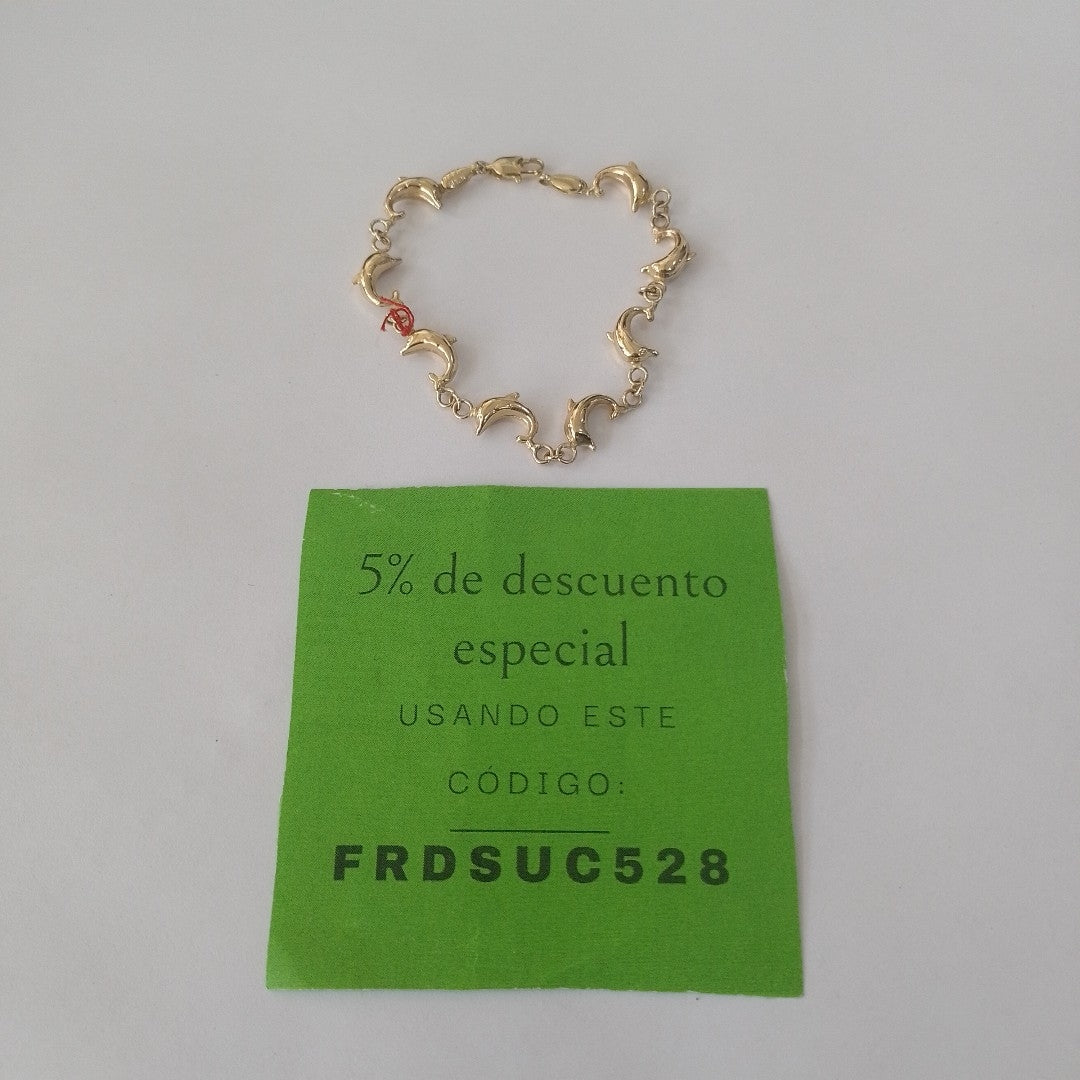 PULSERA ORO 14 K 5.5 GRMS (SEMINUEVO)