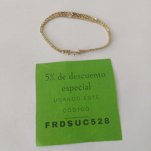 PULSERA ORO 14 K 8.5 GRMS (SEMINUEVO)