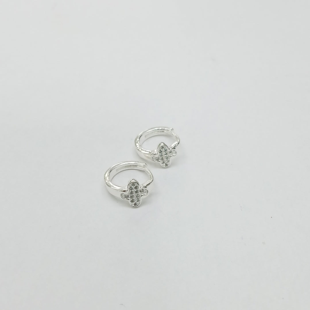 ARRACADAS C/CIRCONIAS PLATA .925 1.9 GR (NUEVO)