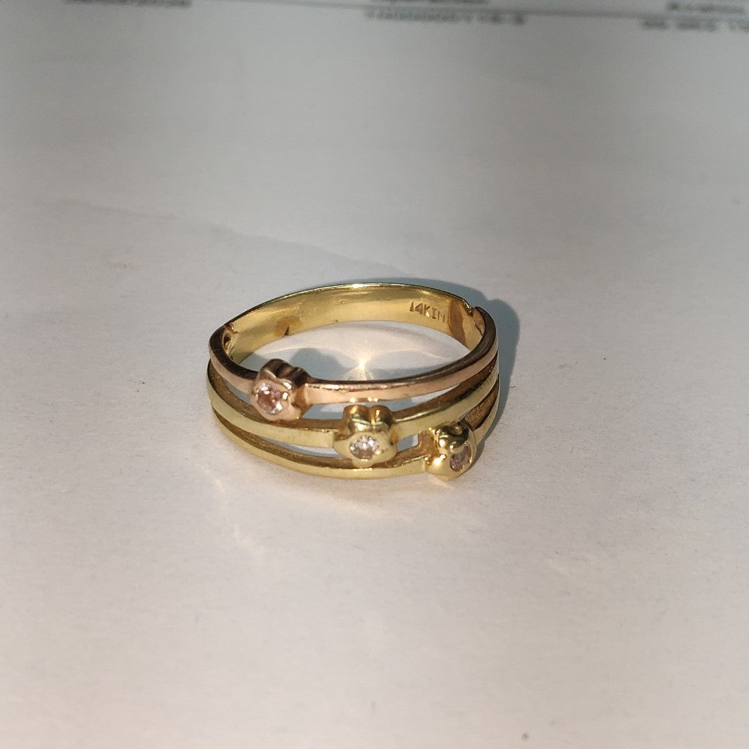 ANILLITO ORO 14 K 3 GRMS (SEMINUEVO)