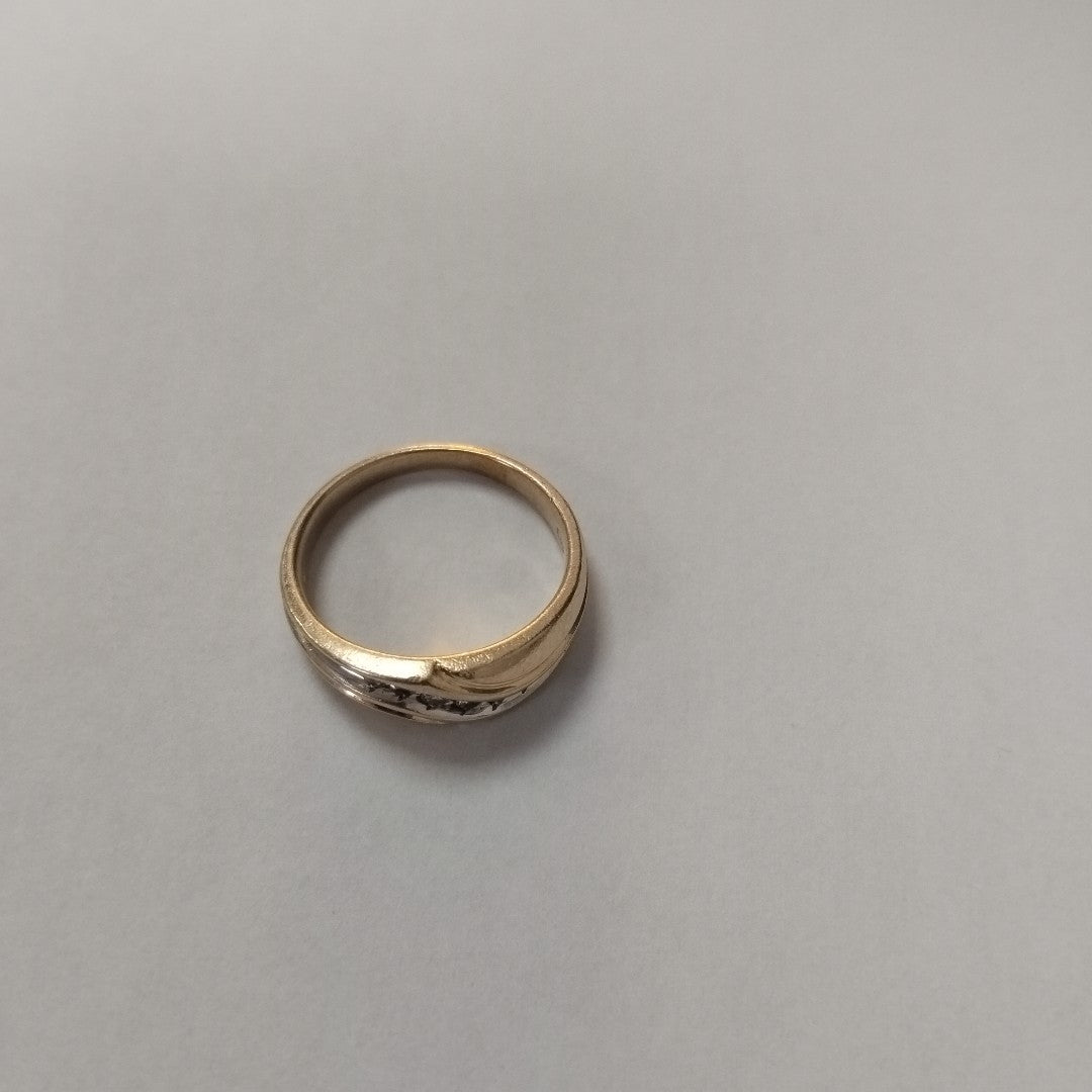 ANILLITO ORO COMBINADO 14 K 6,50 GRMS (SEMINUEVO)