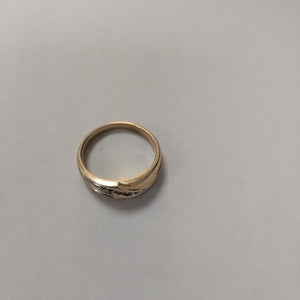 ANILLITO ORO COMBINADO 14 K 6,50 GRMS (SEMINUEVO)