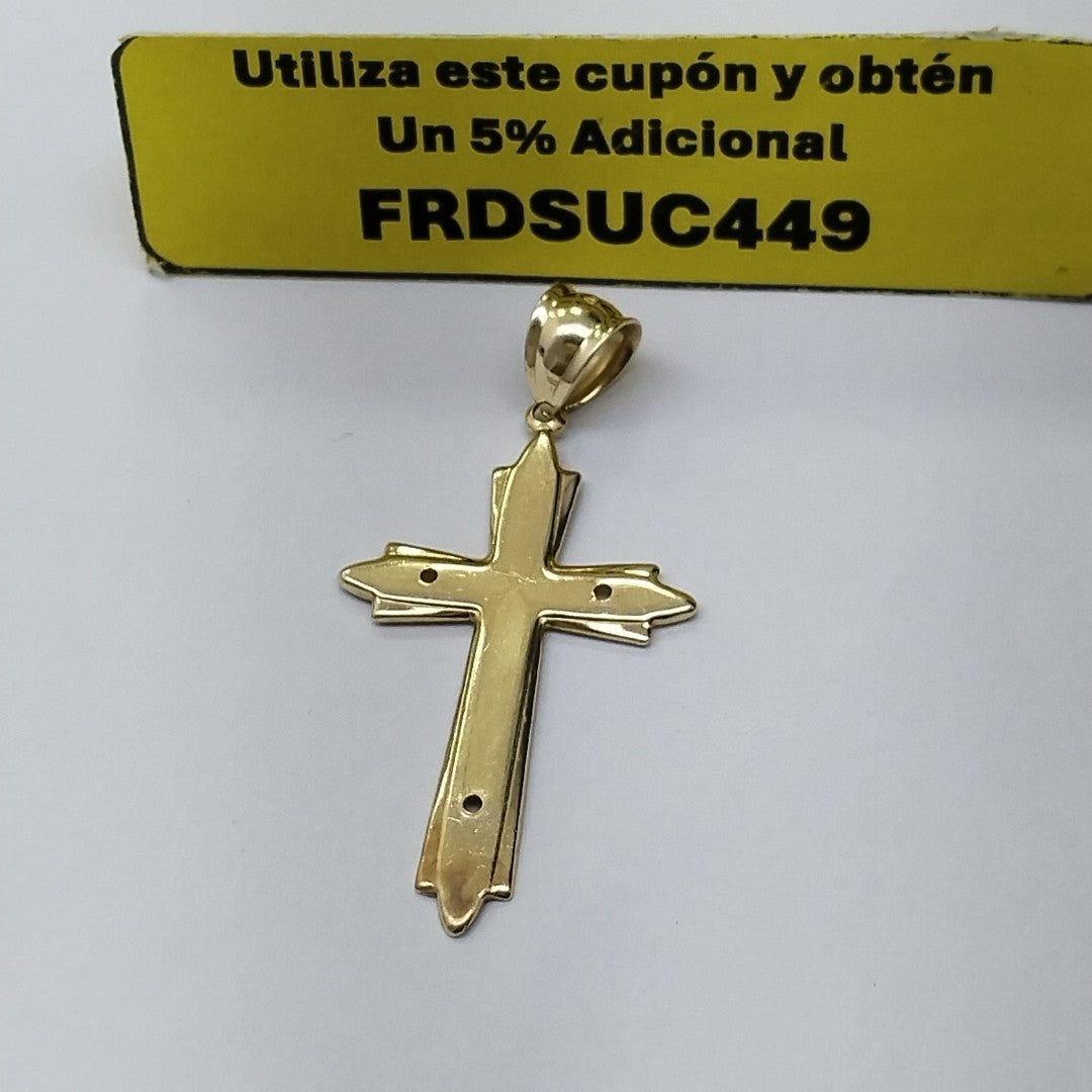 CRUZ, DIJE ORO 14 K 2.2 GRMS (SEMINUEVO)