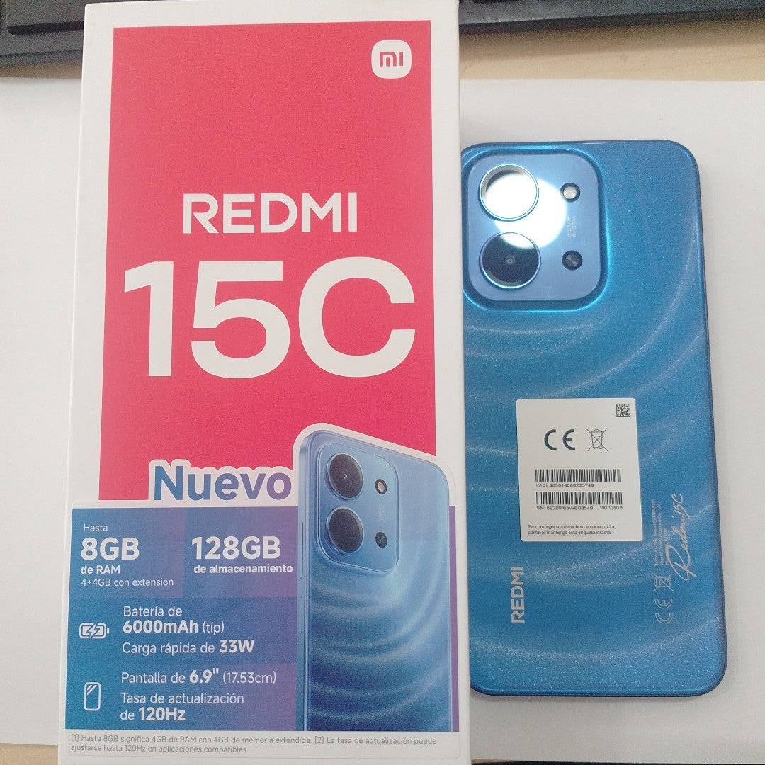 CELULAR XIAOMI REDMI 15C 25078RA3EL (2025) 128 GB SSD 4 GB RAM (SEMINUEVO)