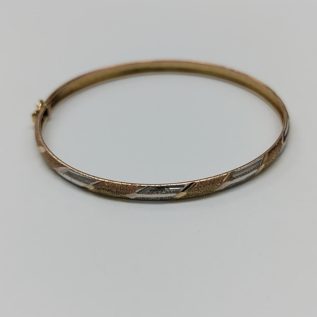PULSERA RIGIDA ORO 14 K 4,50 GRMS (SEMINUEVO)