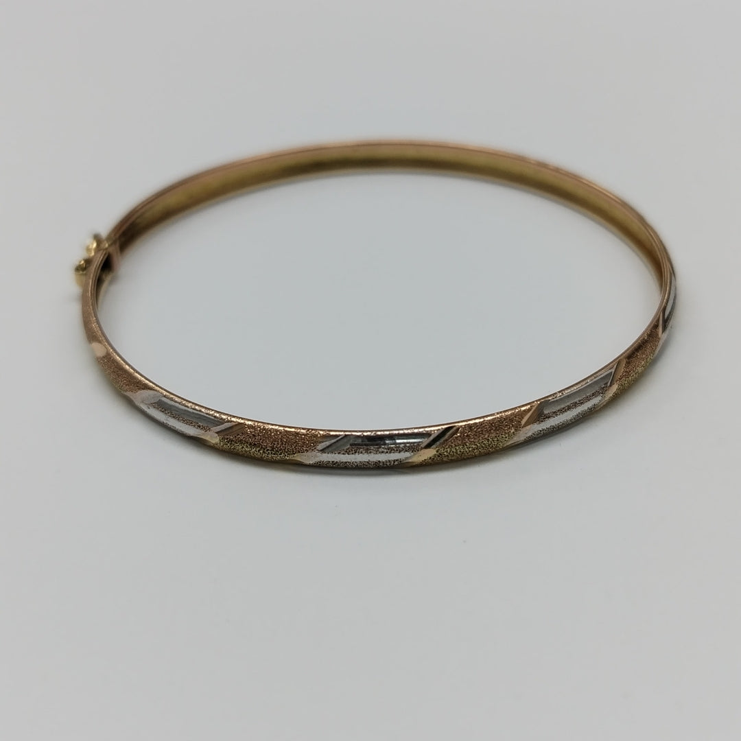 PULSERA RIGIDA ORO 14 K 4,50 GRMS (SEMINUEVO)
