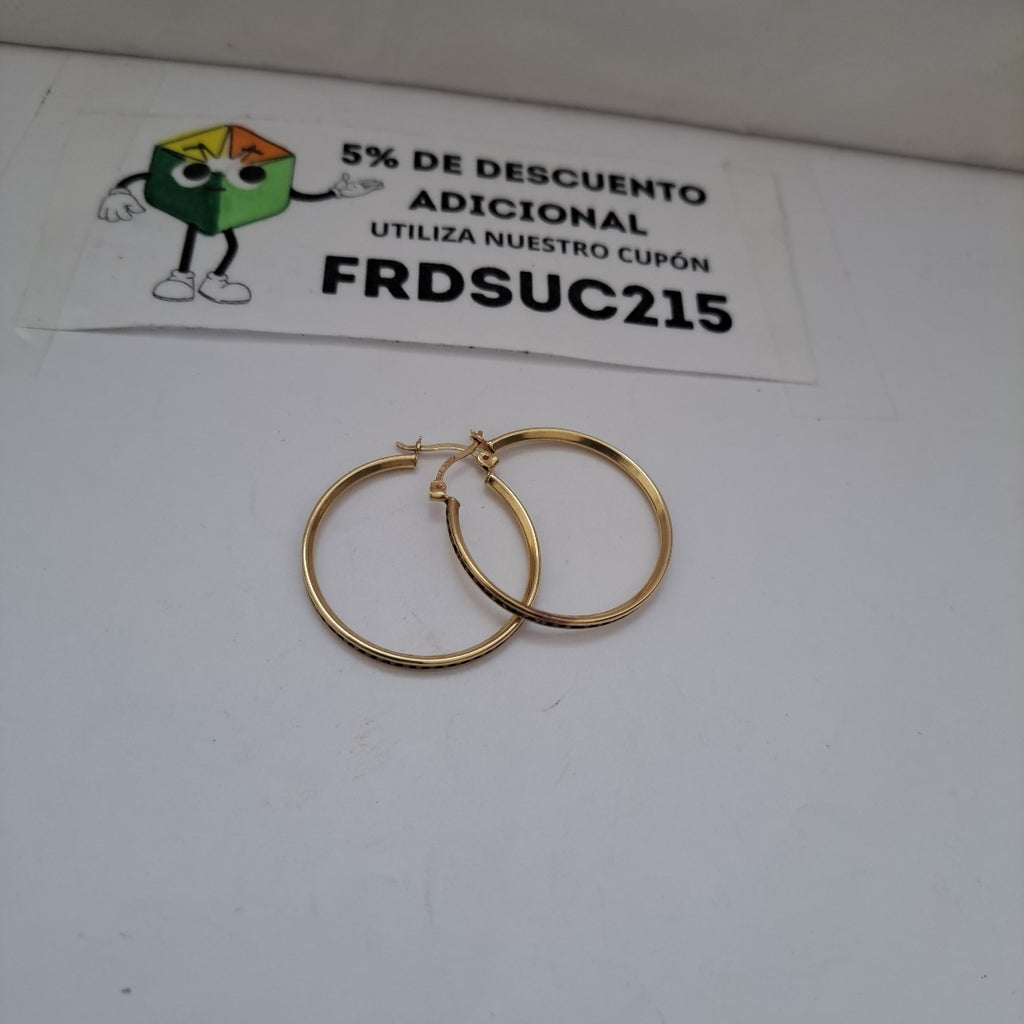 ARRACADAS PAR ORO 10 K 3,50 GRMS (SEMINUEVO)
