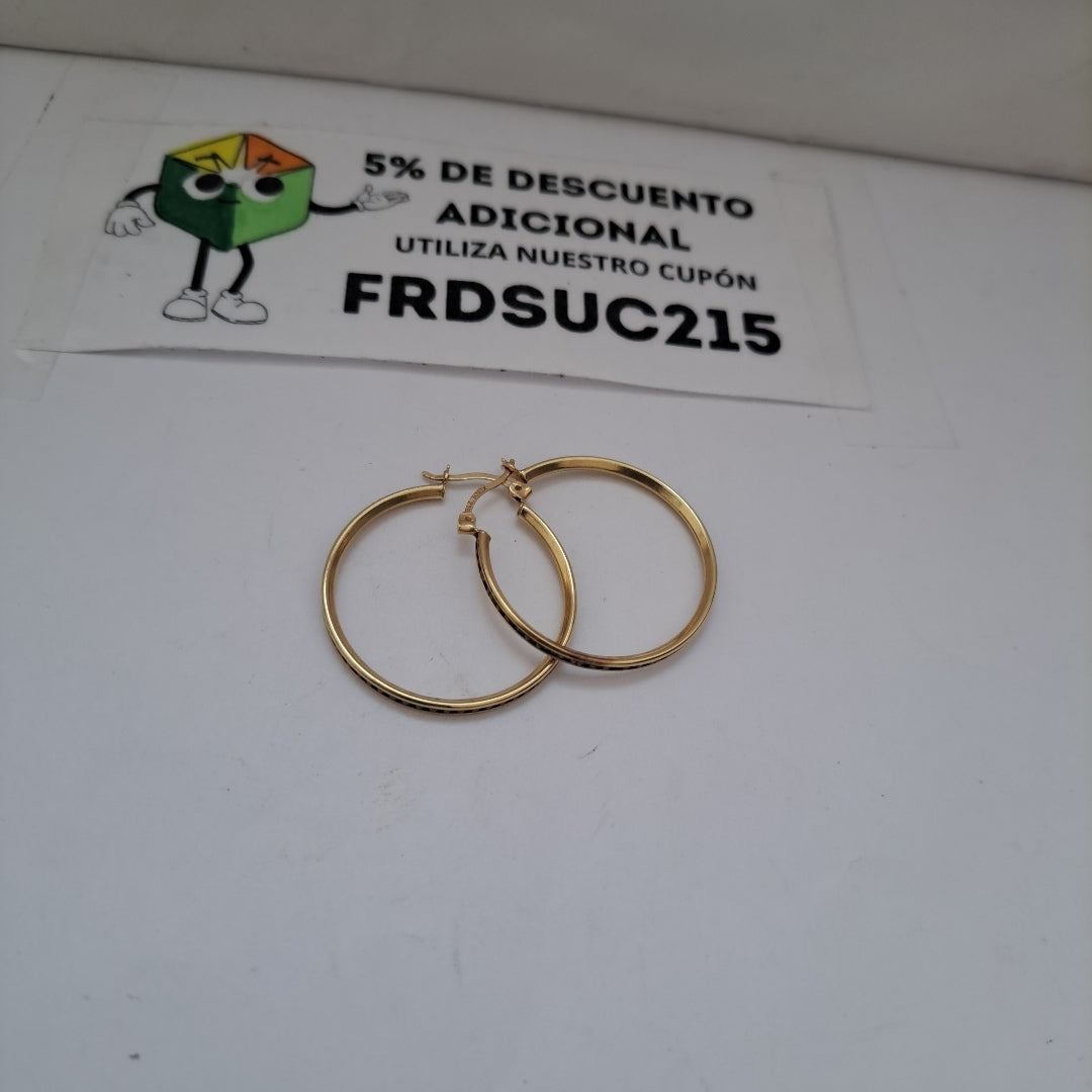 ARRACADAS PAR ORO 10 K 3,50 GRMS (SEMINUEVO)