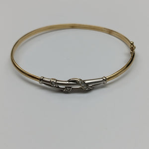 PULSERA RIGIDA ORO 14 K 4,80 GRMS (SEMINUEVO)