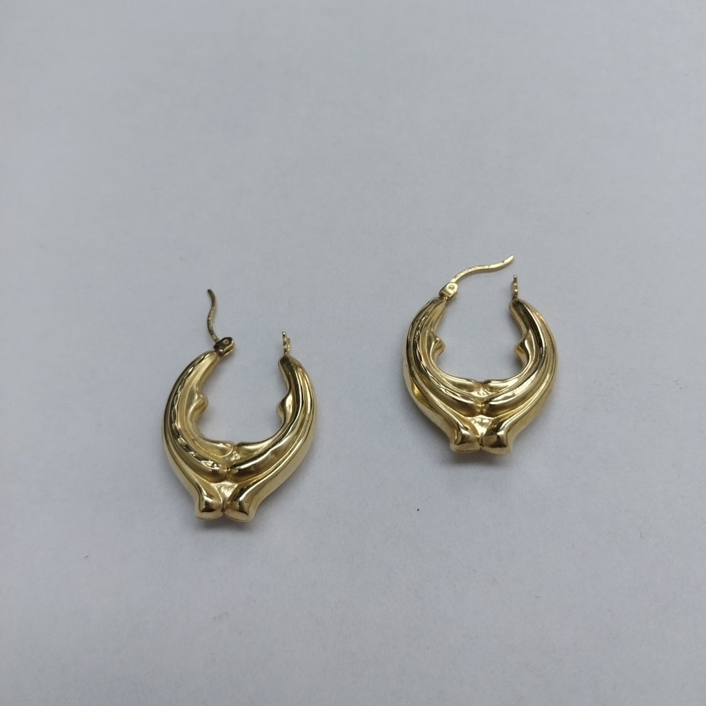 ARRACADAS PAR ORO 10 K 3.1 GRMS (SEMINUEVO)