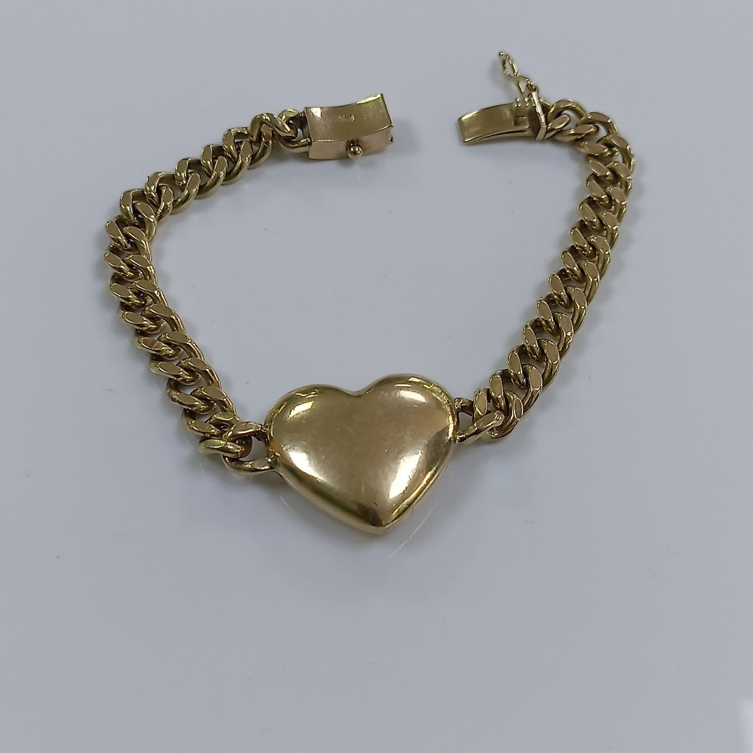 DIJE, PULSERA ORO 14 K 30 GRMS (SEMINUEVO)