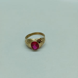 ANILLO DE GRADUACIÓN ORO 10 K 2.6 GRMS (SEMINUEVO)