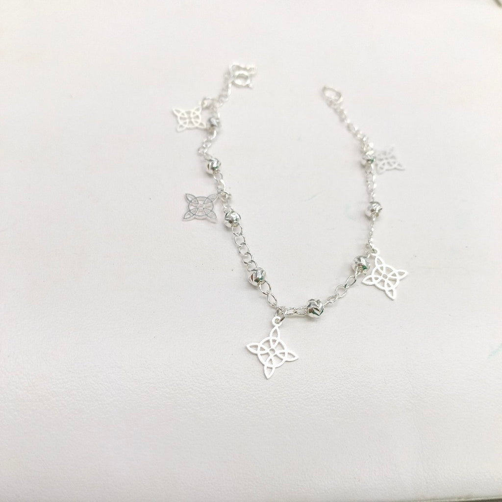 PULSERA TEJIDO ESPECIAL PLATA .925 18 CM 3.2 GR (NUEVO)