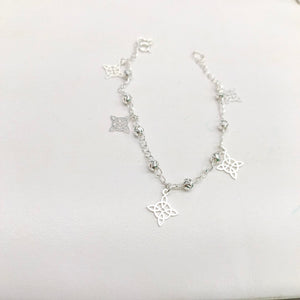 PULSERA TEJIDO ESPECIAL PLATA .925 18 CM 3.2 GR (NUEVO)