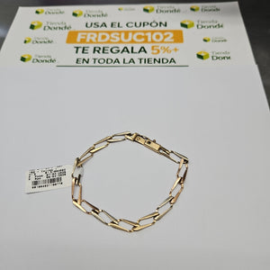 PULSERA ORO COMBINADO 14 K 7,20 GRMS (SEMINUEVO)