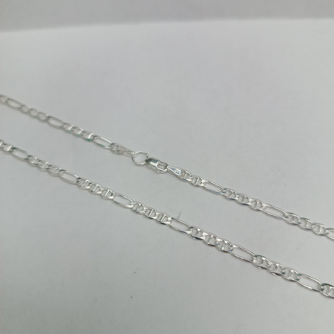 CADENA TEJIDO 3X1 PLATA .925 60 CM 8.4 GR (NUEVO)