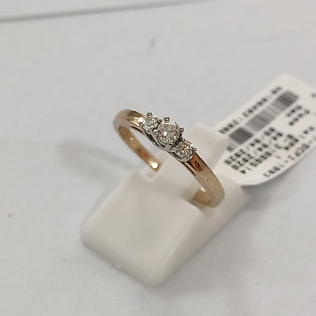 ANILLO ORO,RODIADO 14 K 2,40 GRMS (SEMINUEVO)