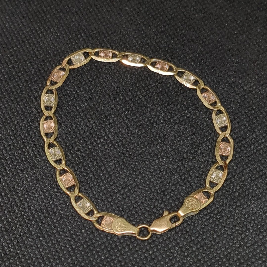 PULSERA ORO, ORO COMBINADO 8 K 7.2 GRMS (SEMINUEVO)