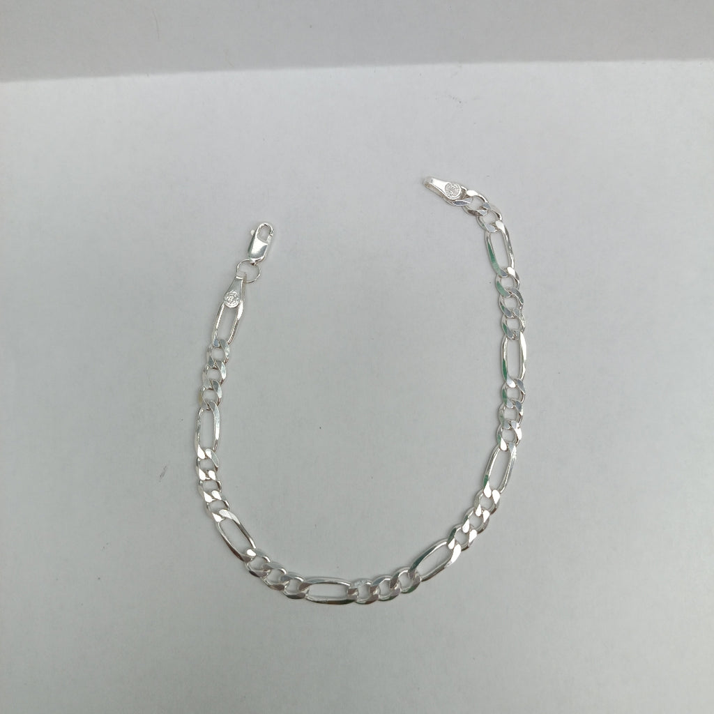 PULSERA TEJIDO 3X1 PLATA .925 18 CM 6.2 GR (NUEVO)