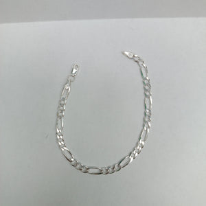 PULSERA TEJIDO 3X1 PLATA .925 18 CM 6.2 GR (NUEVO)