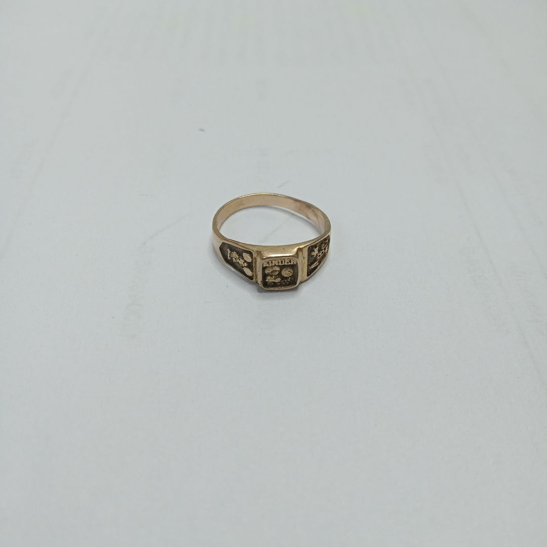 ANILLO DE GRADUACIÓN ORO 8 K 1,40 GRMS (SEMINUEVO)