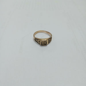 ANILLO DE GRADUACIÓN ORO 8 K 1,40 GRMS (SEMINUEVO)