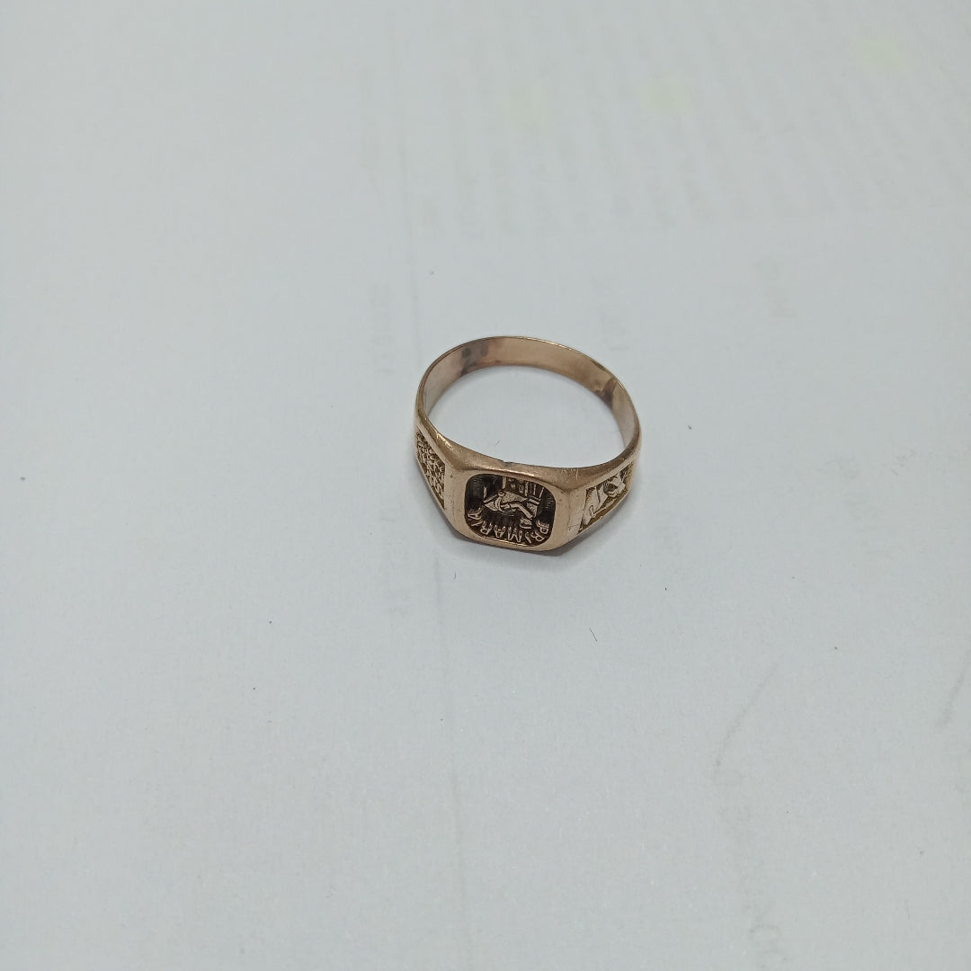 ANILLO DE GRADUACIÓN ORO 8 K 2,50 GRMS (SEMINUEVO)