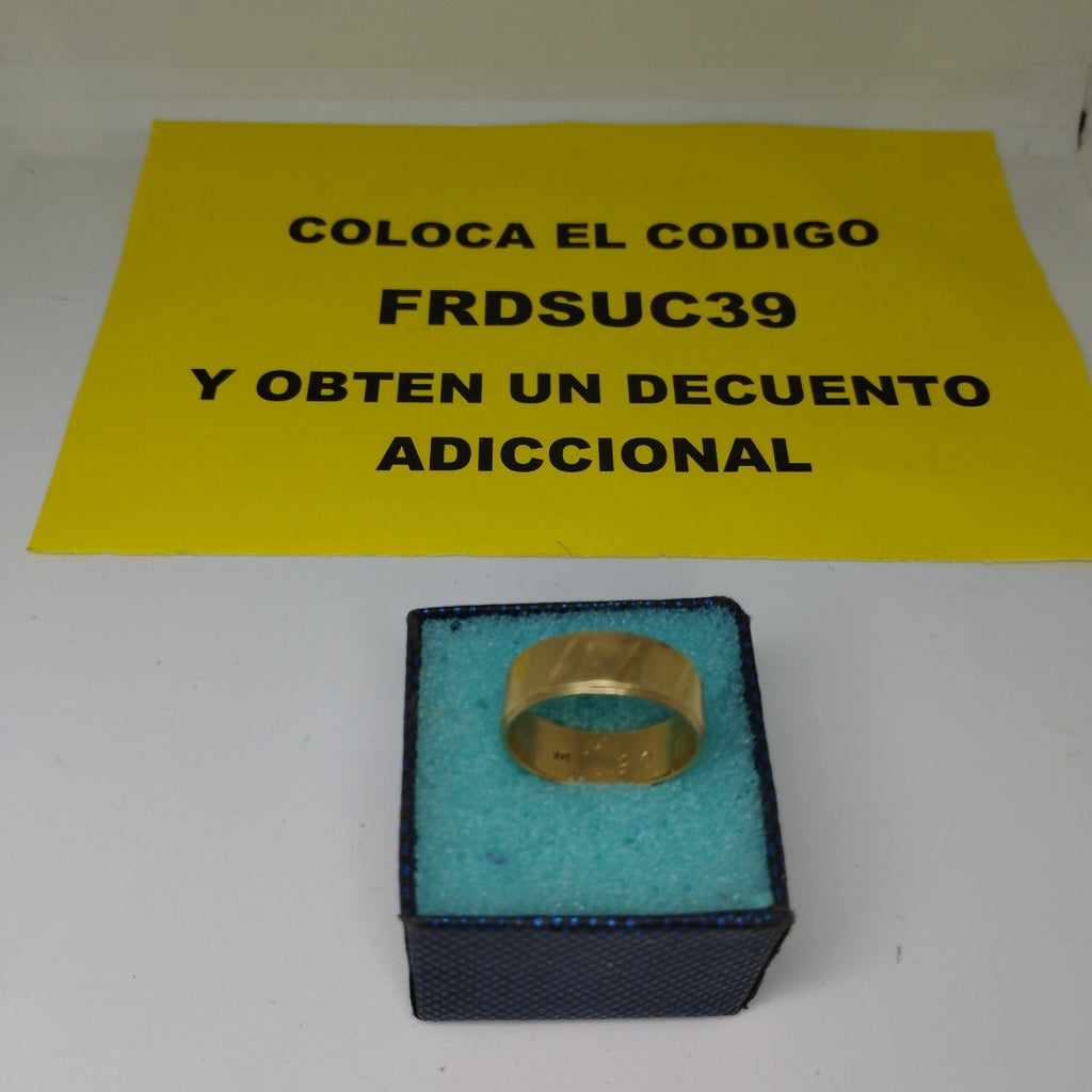ARGOLLA ORO 14 K 5.7 GRMS (SEMINUEVO)