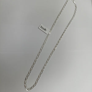 CADENA TEJIDO ESLABONES PLATA .925 60 CM 10.8 GR (NUEVO)