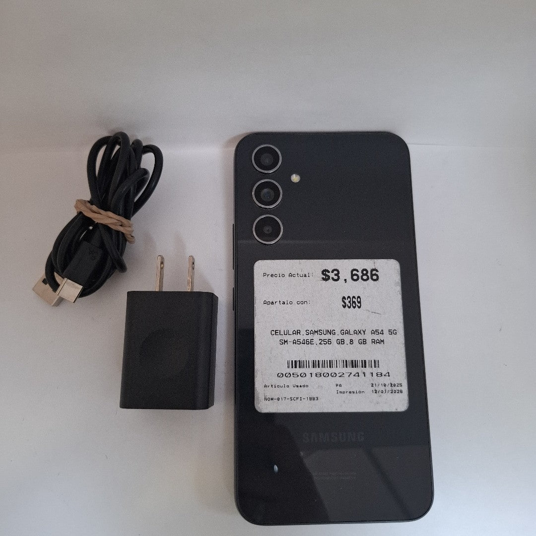 CELULAR SAMSUNG GALAXY A54 5G SM-A546E 256 GB 8 GB RAM (SEMINUEVO)