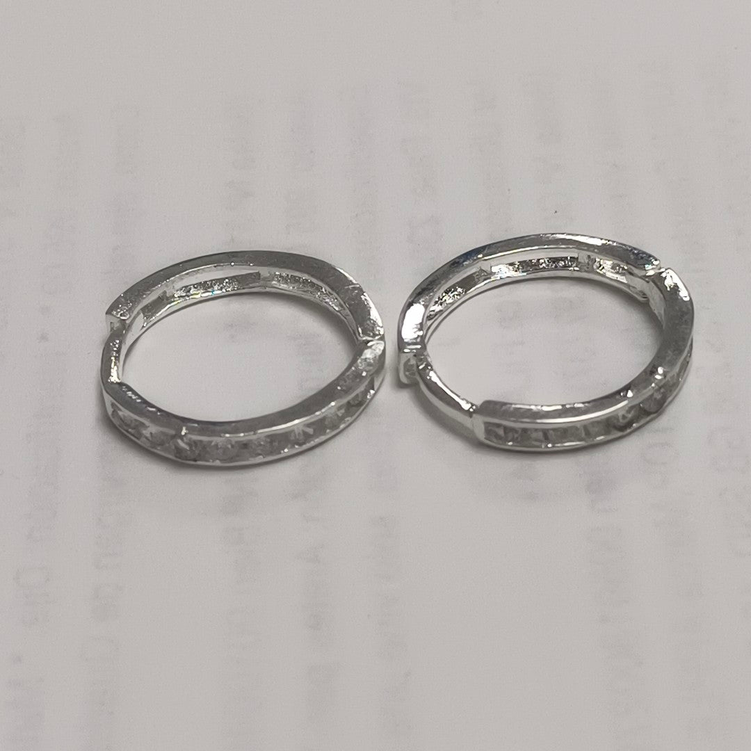 ARRACADAS C/CIRCONIAS PLATA .925 2.1 GR (NUEVO)