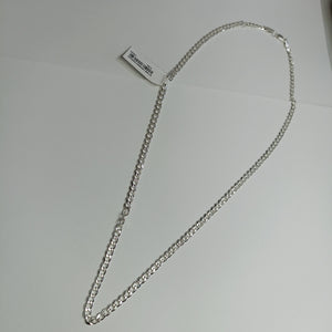 CADENA TEJIDO BARBADO PLATA .925 55 CM 11.9 GR (NUEVO)