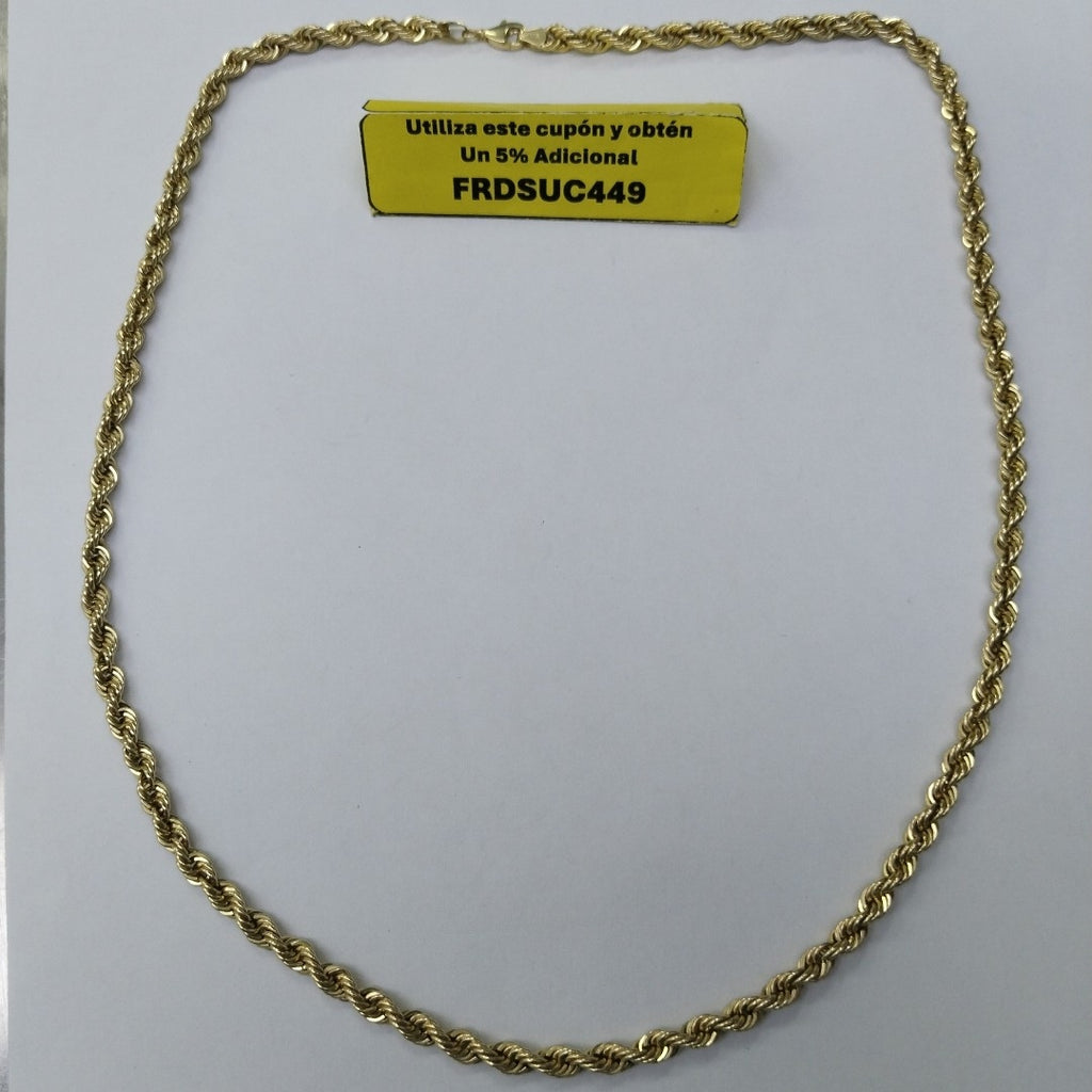 CADENA ORO 14 K 12.8 GRMS (SEMINUEVO)