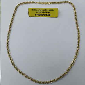 CADENA ORO 14 K 12.8 GRMS (SEMINUEVO)