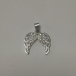 DIJE ALAS C/CIRCONIAS PLATA .925 2.2 GR (NUEVO)