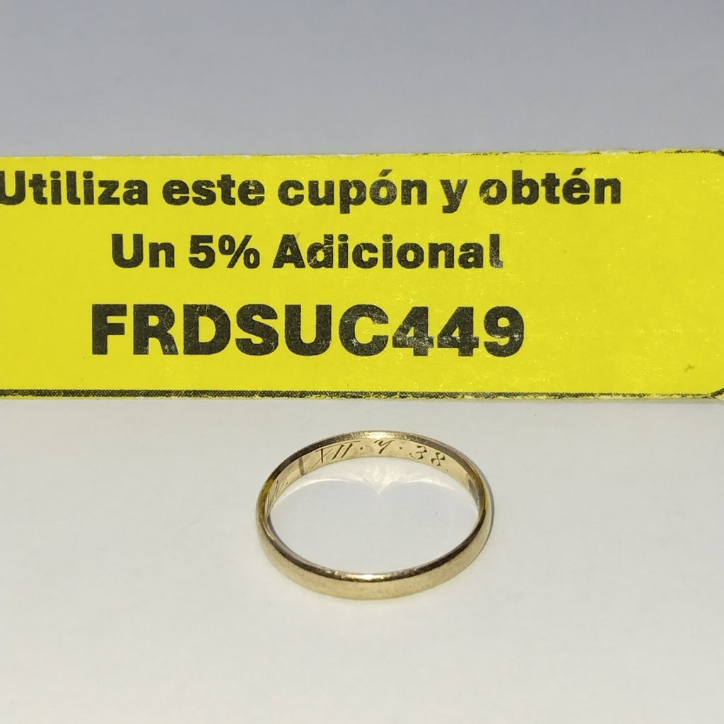 ARGOLLA ORO 14 K 1,20 GRMS (SEMINUEVO)