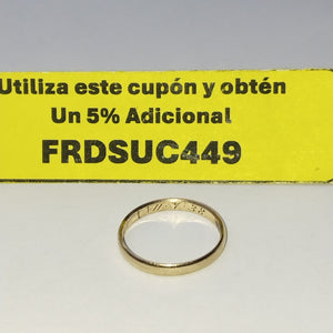 ARGOLLA ORO 14 K 1,20 GRMS (SEMINUEVO)