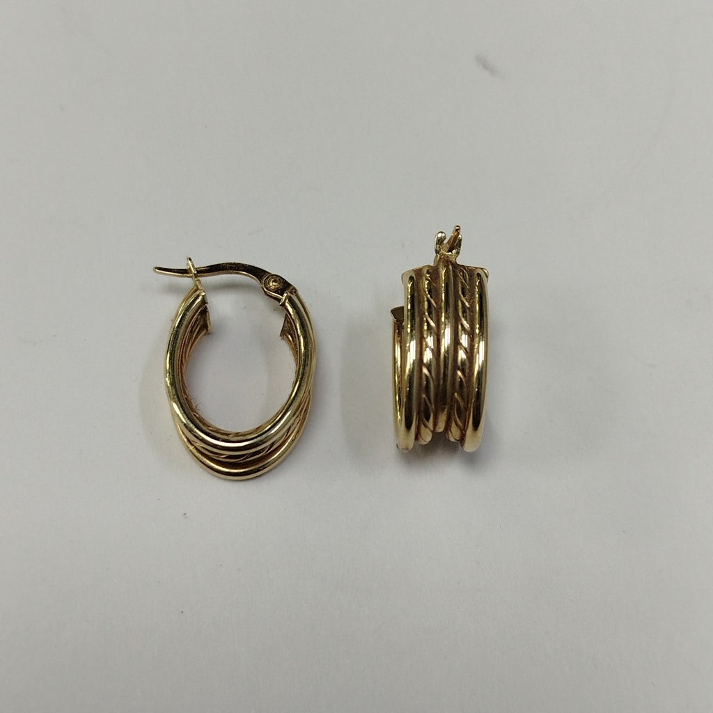 ARRACADAS PAR ORO 14 K 2,60 GRMS (SEMINUEVO)