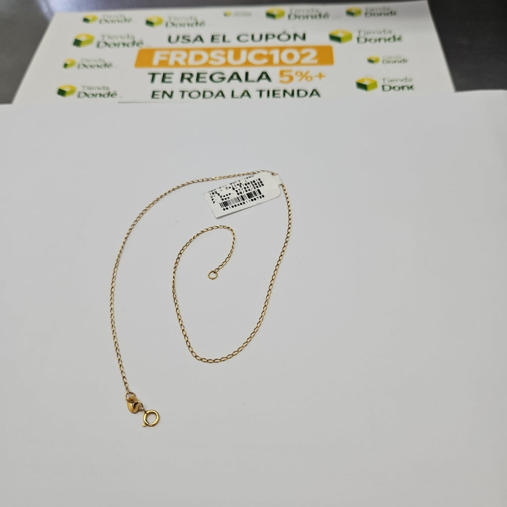CADENA ORO 10 K 0,90 GRMS (SEMINUEVO)