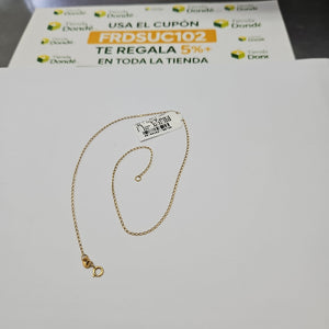 CADENA ORO 10 K 0,90 GRMS (SEMINUEVO)