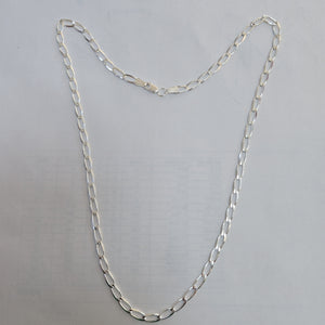 CADENA TEJIDO ESLABONES PLATA .925 55 CM 10.1 GR (NUEVO)