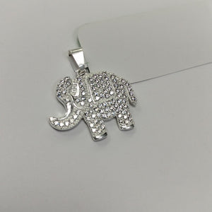 DIJE ELEFANTE C/CIRCONIAS PLATA .925 5.3 GR (NUEVO)