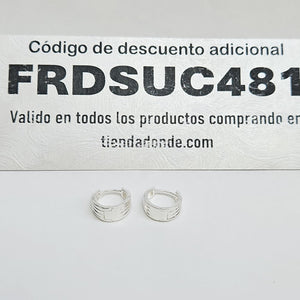 ARRACADAS PLATA .925 2.9 GR (NUEVO)