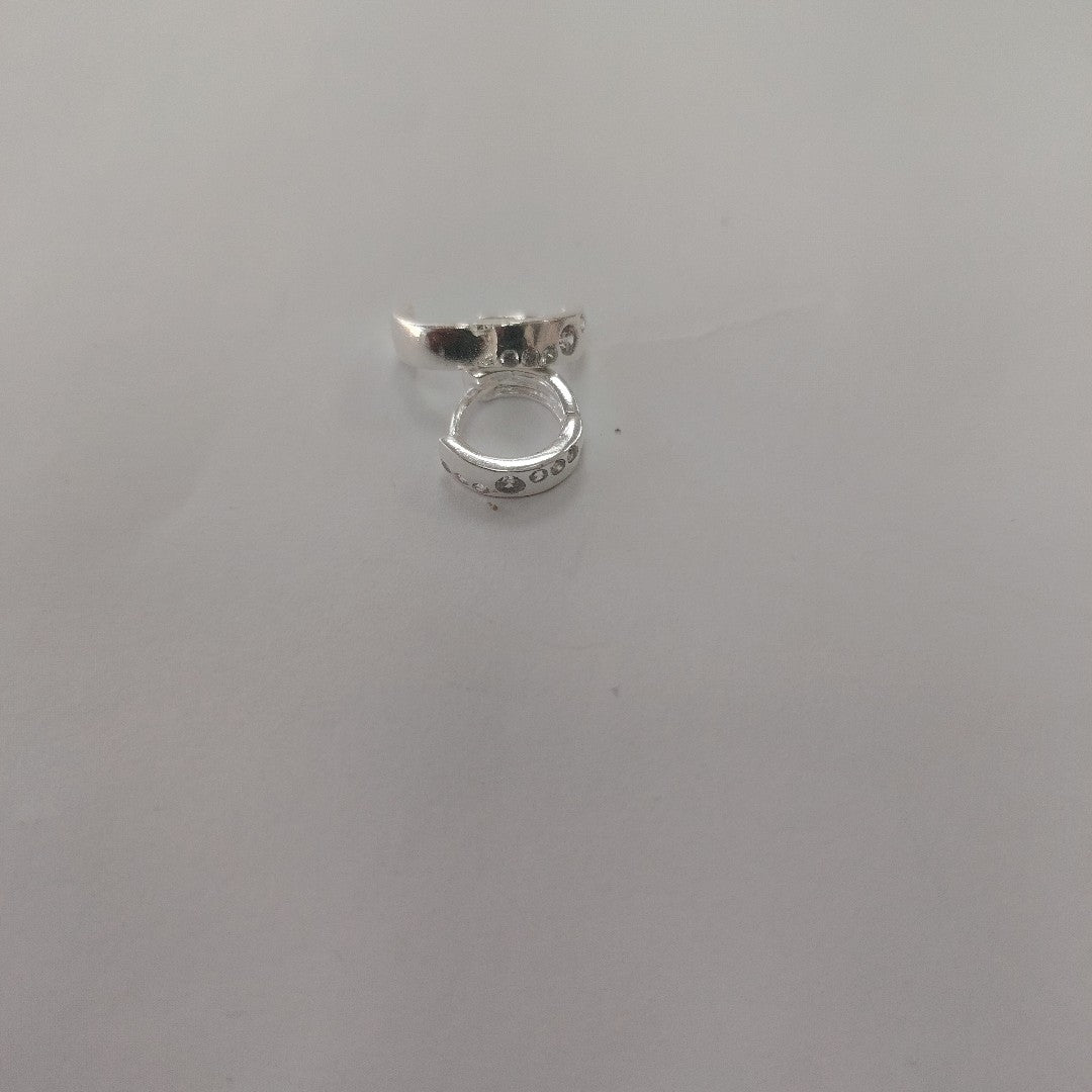 ARRACADAS C/CIRCONIAS PLATA .925 2.1 GR (NUEVO)