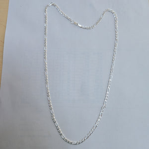 CADENA TEJIDO MARINERO PLATA .925 55 CM 8 GR (NUEVO)