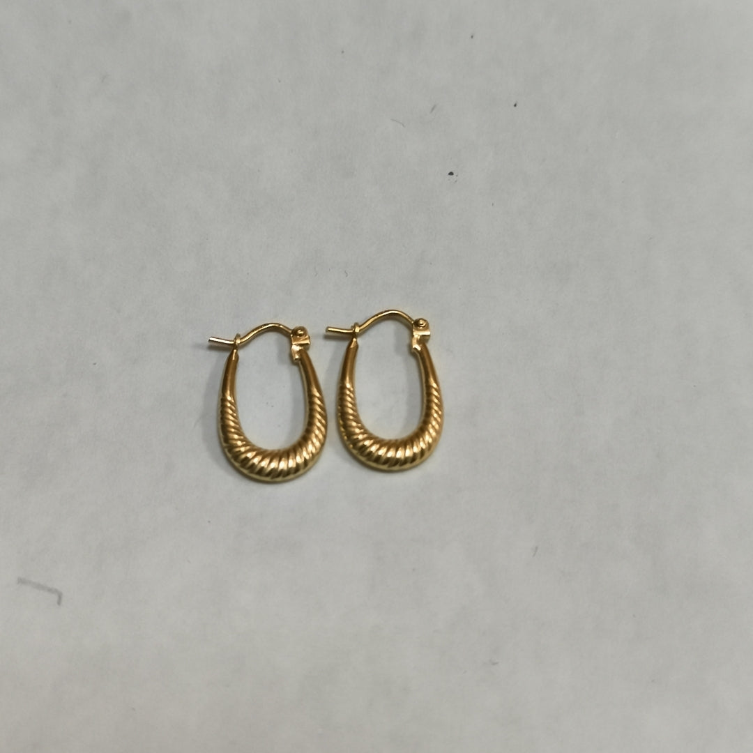 ARETES PAR ORO 14 K 1,90 GRMS (SEMINUEVO)