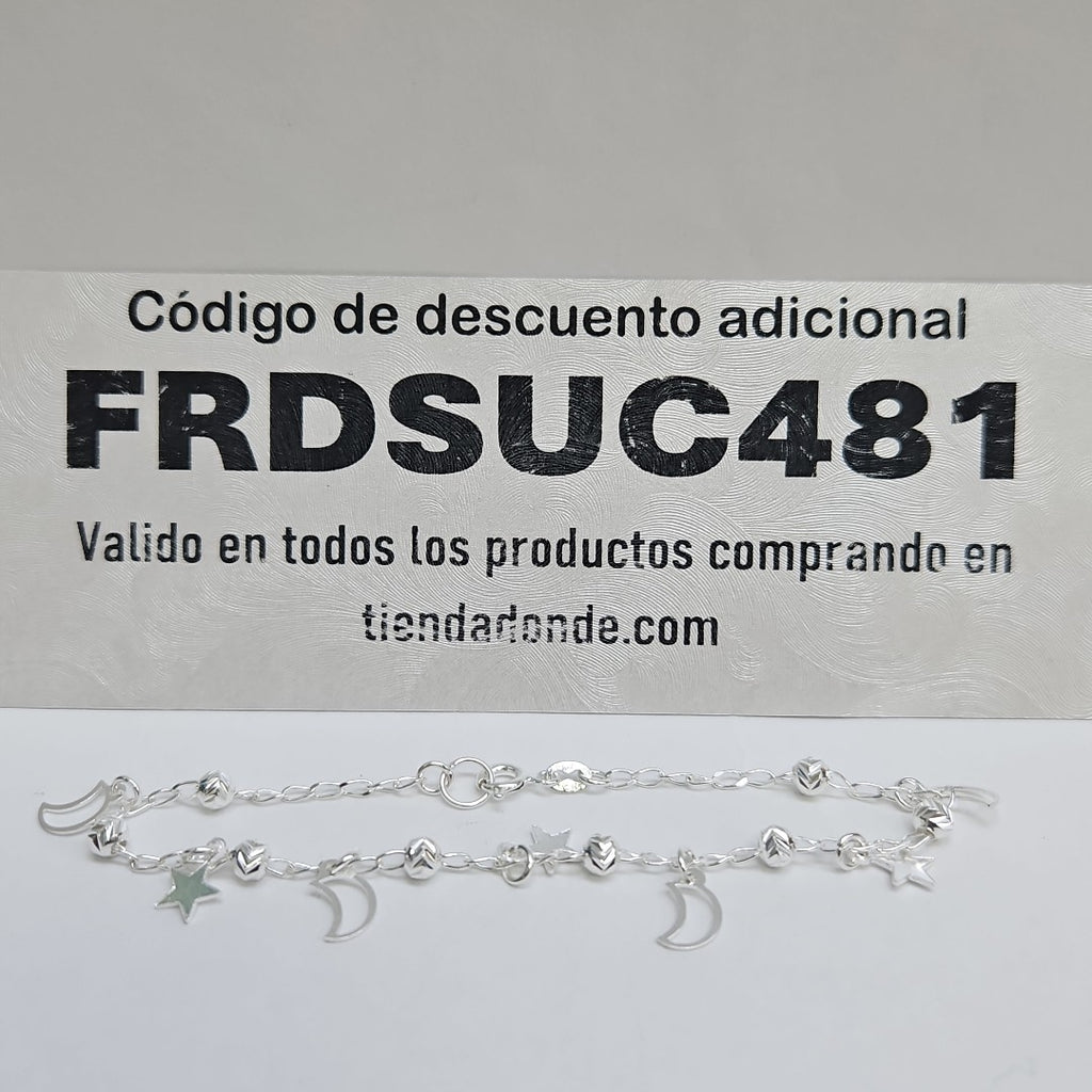 PULSERA TEJIDO TEJIDO ESPECIAL PLATA .925 18 CM 3.1 GR (NUEVO)