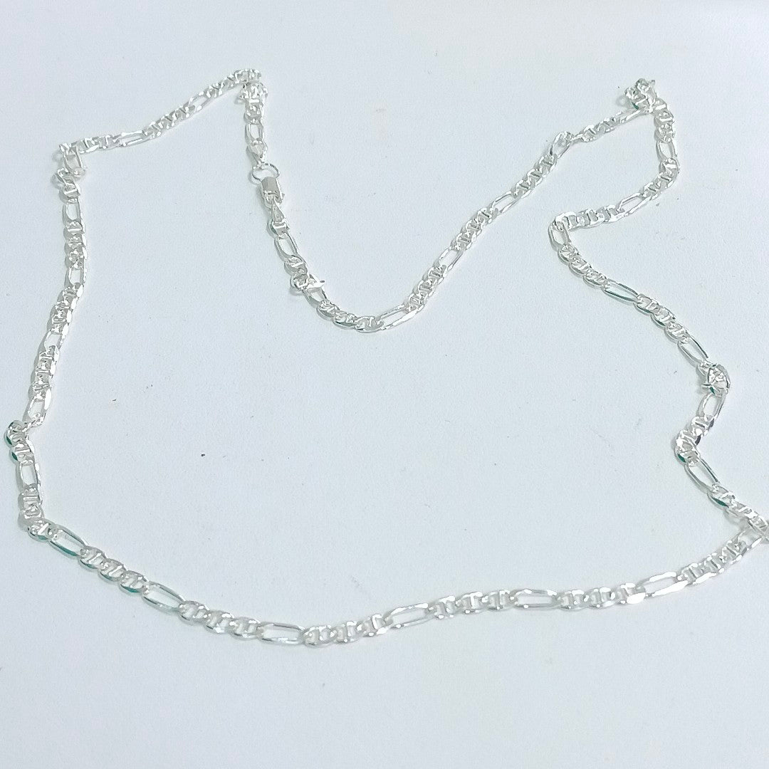 CADENA TEJIDO 3X1 PLATA .925 60 CM 8.4 GR (NUEVO)