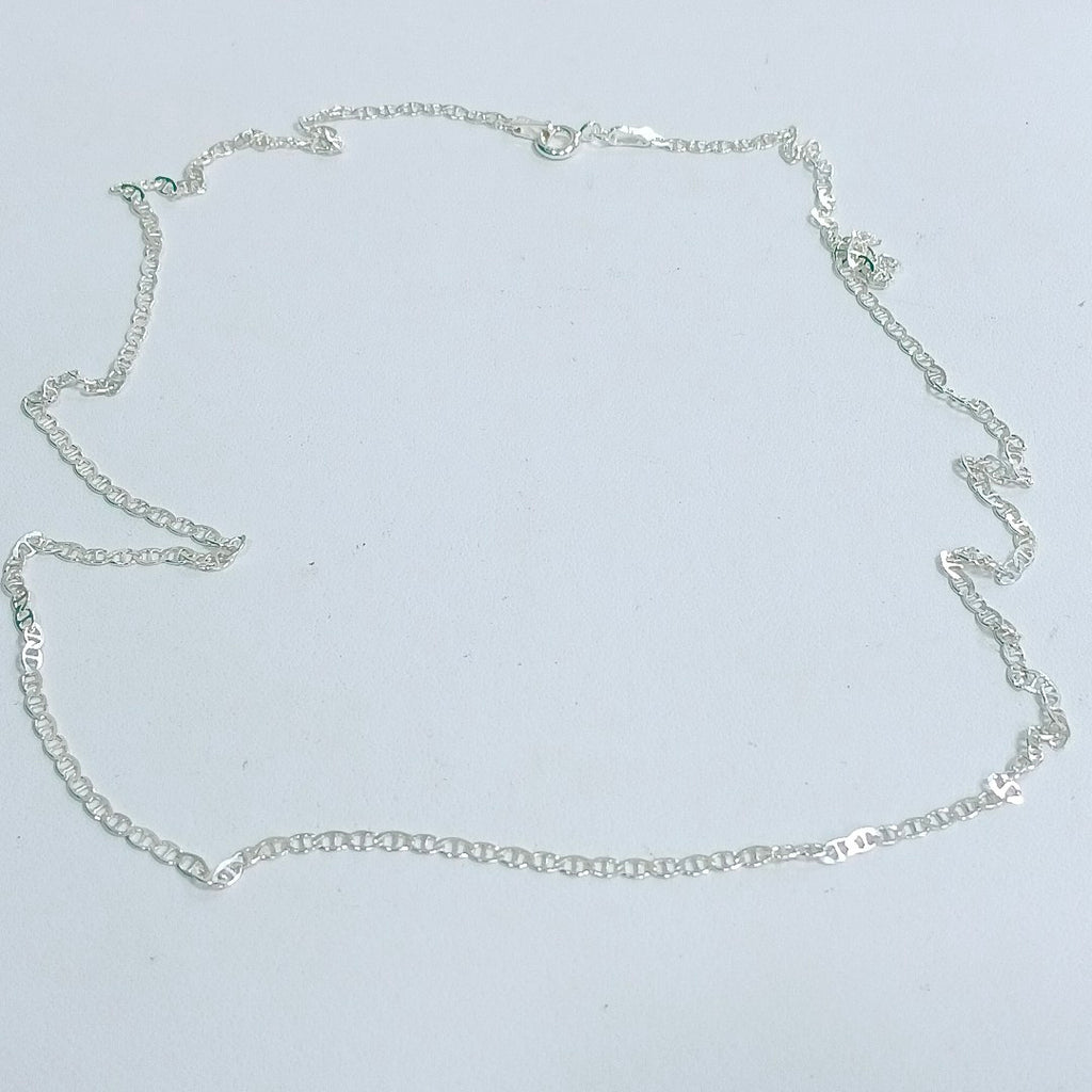 CADENA TEJIDO GUCHI PLATA .925 60 CM 3.9 GR (NUEVO)