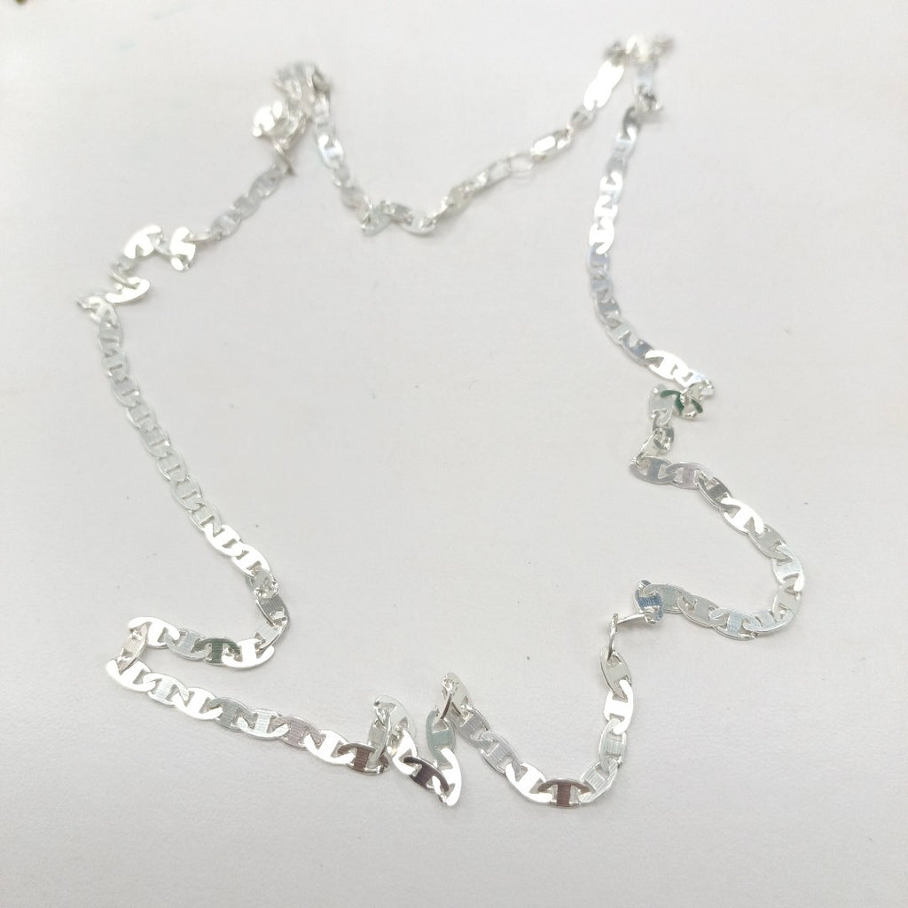 CADENA TEJIDO GUCHI PLATA .925 60 CM 9.8 GR (NUEVO)
